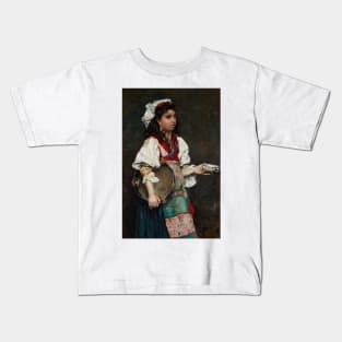 Gypsy Girl by Julius LeBlanc Stewart Kids T-Shirt